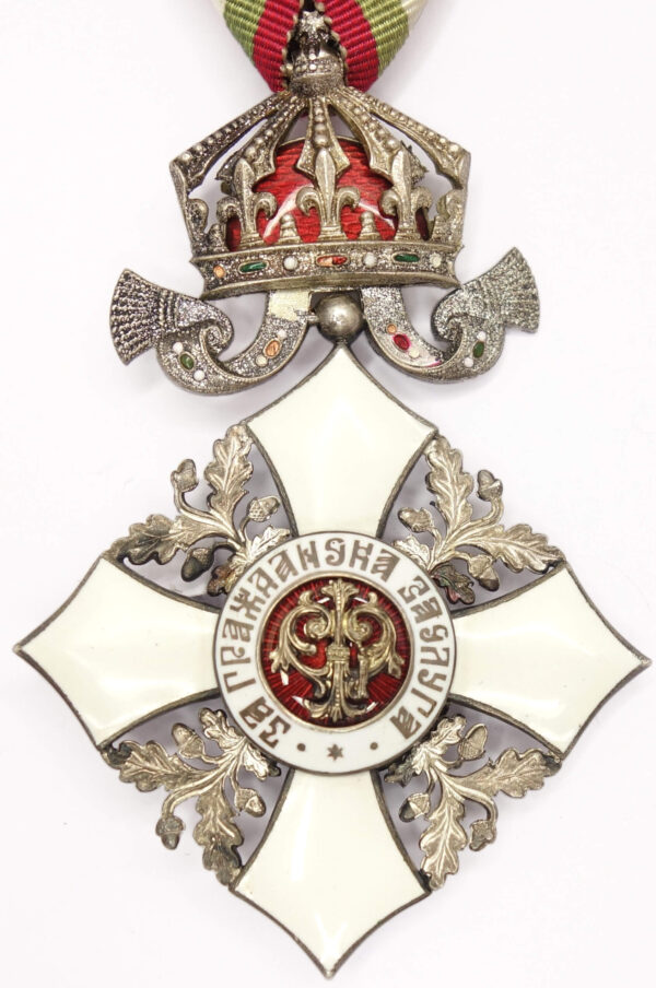 Kingdom of Bulgaria. Order of Civil Merit 5th class with Crown