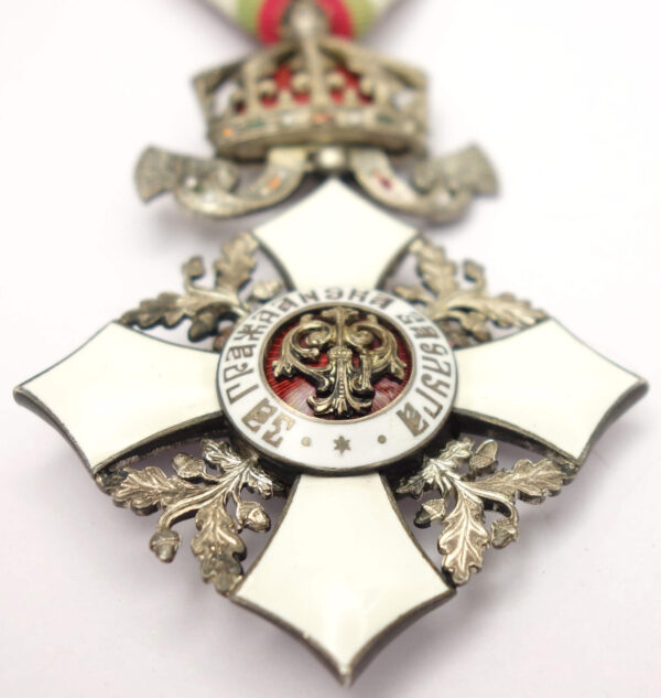 Kingdom of Bulgaria. Order of Civil Merit 5th class with Crown - Image 7