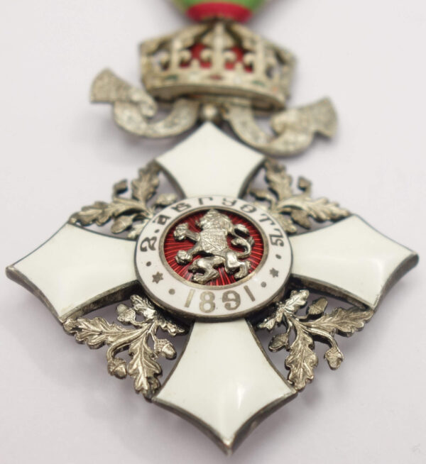 Kingdom of Bulgaria. Order of Civil Merit 5th class with Crown - Image 10