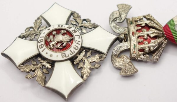 Kingdom of Bulgaria. Order of Civil Merit 5th class with Crown - Image 11