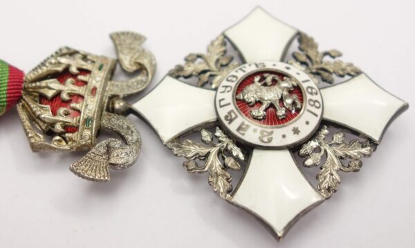 Kingdom of Bulgaria. Order of Civil Merit 5th class with Crown - Image 12