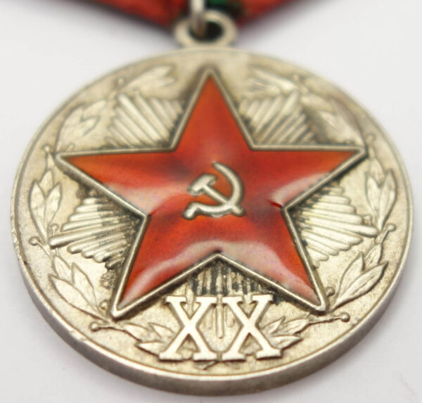 Soviet Medal for Impeccable Service in the KGB 1st class in solid silver - Image 7