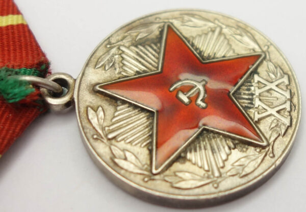Soviet Medal for Impeccable Service in the KGB 1st class in solid silver - Image 9