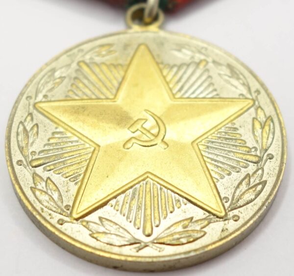 Soviet Medal for Impeccable Service 2nd class MOOP LATV. SSR (Latvia) - Image 7