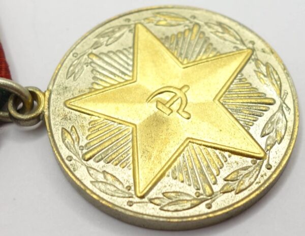 Soviet Medal for Impeccable Service 2nd class MOOP LATV. SSR (Latvia) - Image 9