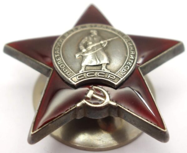 Soviet Order of the Red Star #3344161 with its order booklet - Image 6