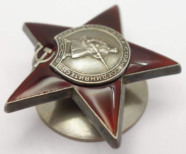 Soviet Order of the Red Star #3344161 with its order booklet - Image 7