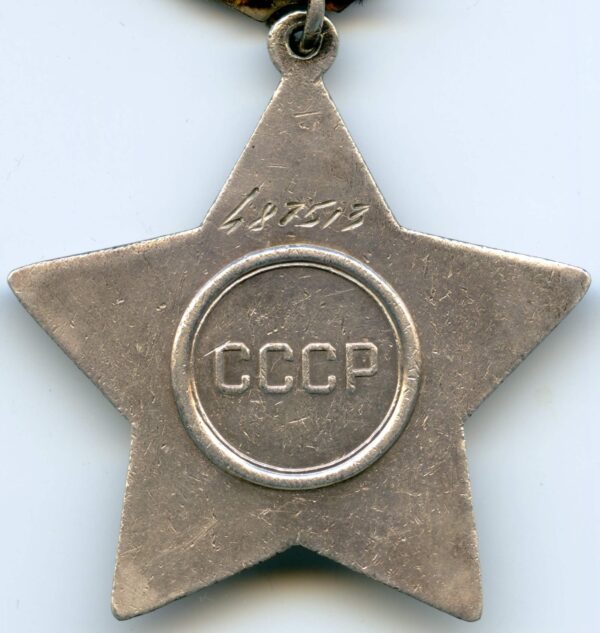 Documented Group of an Order of Glory 3rd class #487513 and a Medal for Bravery #1623173 - Image 7