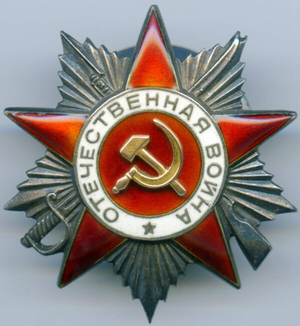 Complete documented group of Soviet Awards. Red Banner #551825, Order of the Patriotic War 1st class #78911 and second class #141105, Order of the Red Star #63667 + more - Image 27
