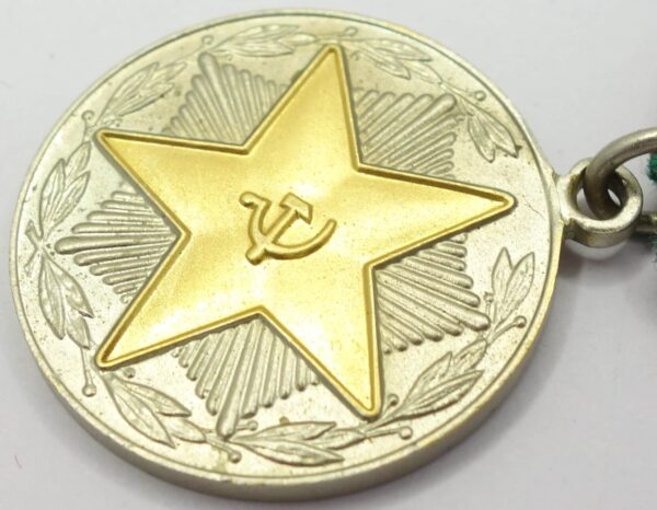 Soviet Medal for Impeccable Service 2nd class MOOP Uzbekistan - Image 8