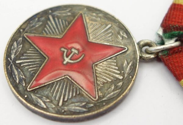 Soviet Medal for Impeccable Service 1st class MOOP Uzbekistan - Image 8