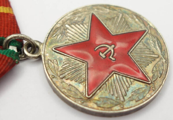 Soviet Medal for Impeccable Service 1st class MOOP Azerbaijan - Image 9