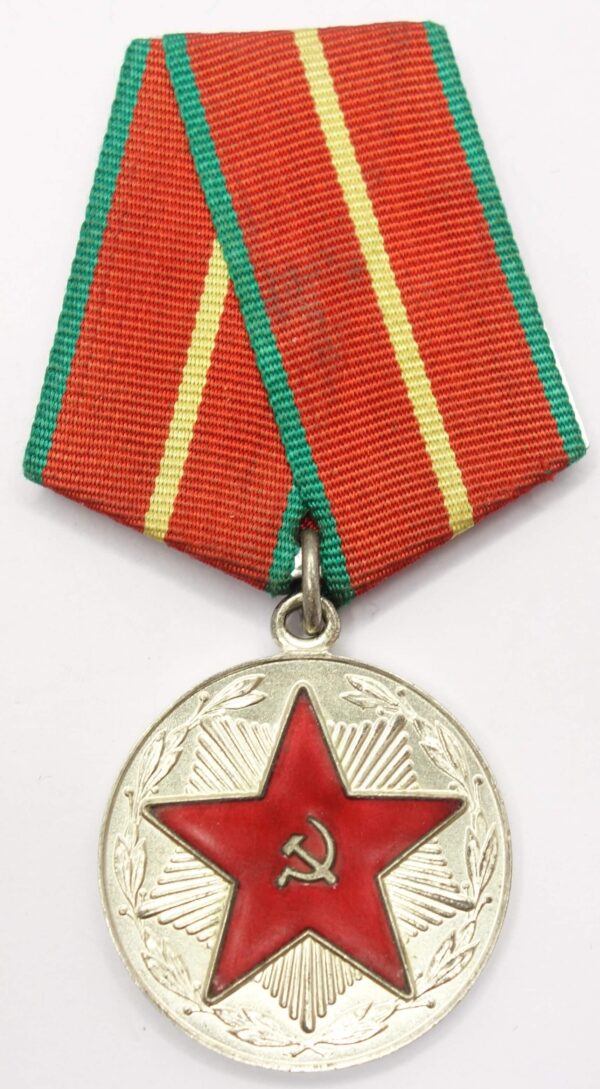 Soviet Medal for Impeccable Service 1st class MOOP Latv. SSR (Latvia) - Image 5