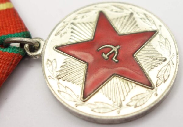 Soviet Medal for Impeccable Service 1st class MOOP Latv. SSR (Latvia) - Image 9