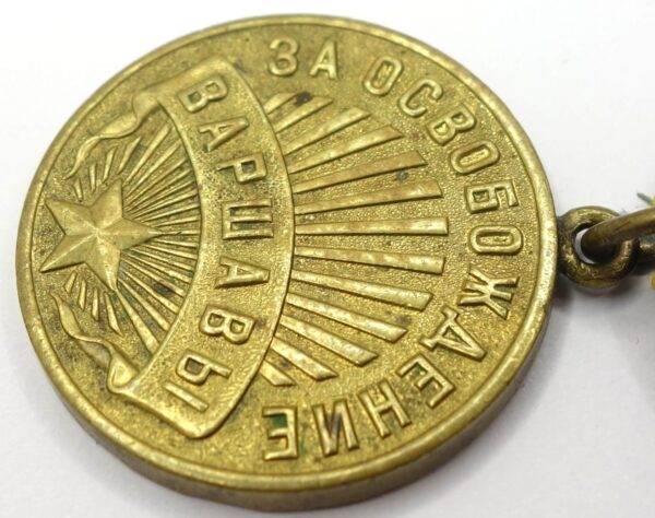 Documented group of Soviet Awards: Orders of the Red Star #383752, Medal for Bravery #2721257 and Medal for the Liberation of Warsaw - Image 31