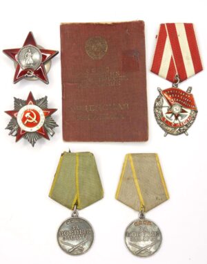 Complete documented group of Soviet Awards