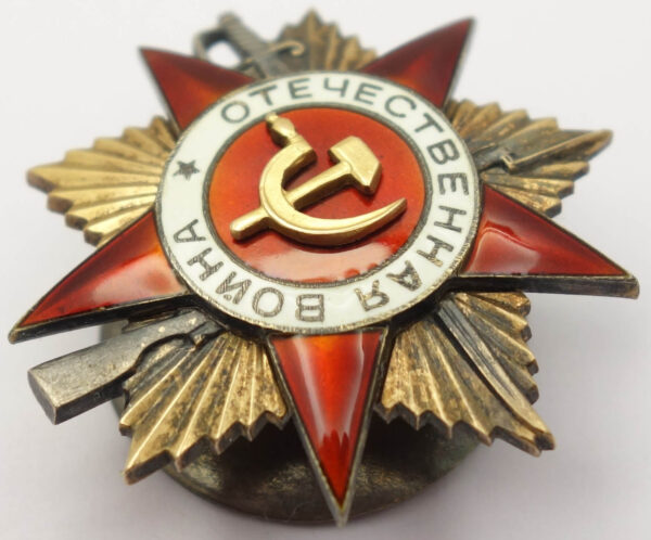 Documented group of an Order of the Patriotic War 1st class #55000, 2nd class #158138 and Red Star #2278619 - Image 7