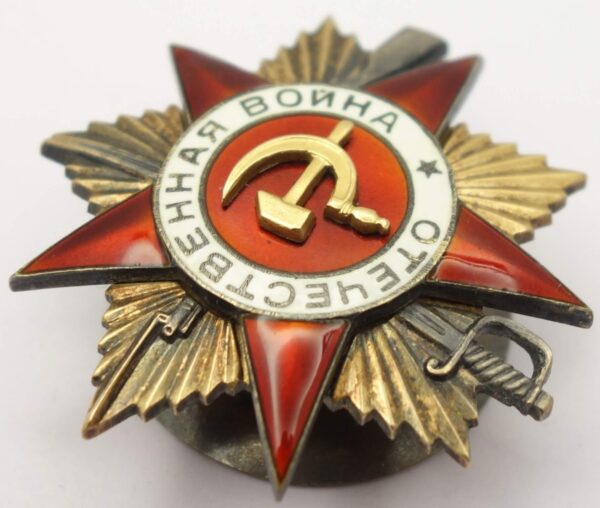 Documented group of an Order of the Patriotic War 1st class #55000, 2nd class #158138 and Red Star #2278619 - Image 8