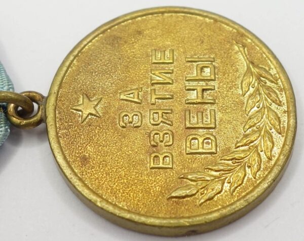 Soviet Medal for the Capture of Vienna variation 1 - Image 9