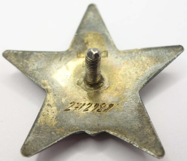 Soviet Order of the Red Star #2712928 with order booklet - Image 9