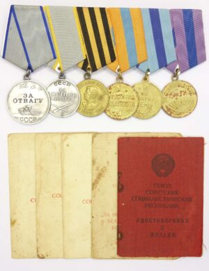 Complete Documented Group of Medals
