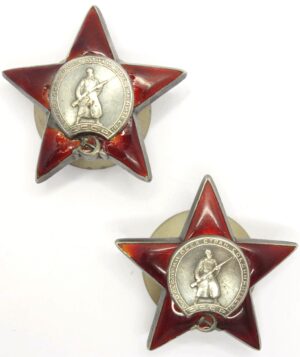 Group of two Orders of the Red Star consecutive numbers