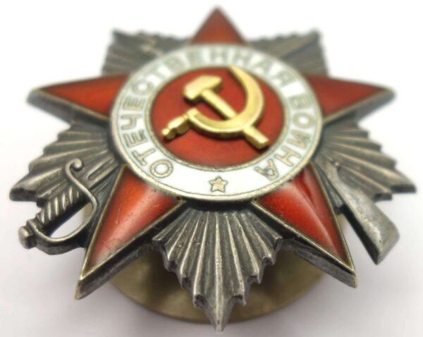 Complete Documented Group of two Orders of the Patriotic War 2nd class #488874 & 1st class 2237624, Medal for Bravery #644038 and Campaign Medals - Image 6