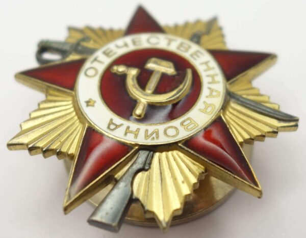 Complete Documented Group of two Orders of the Patriotic War 2nd class #488874 & 1st class 2237624, Medal for Bravery #644038 and Campaign Medals - Image 17