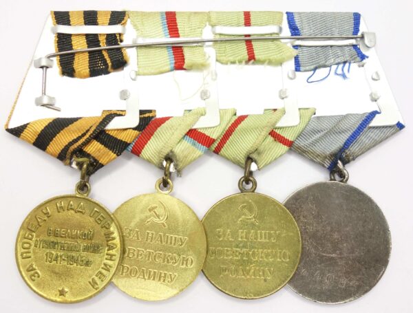 Complete Documented Group of two Orders of the Patriotic War 2nd class #488874 & 1st class 2237624, Medal for Bravery #644038 and Campaign Medals - Image 21
