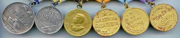 Complete Documented Group of Medals USSR