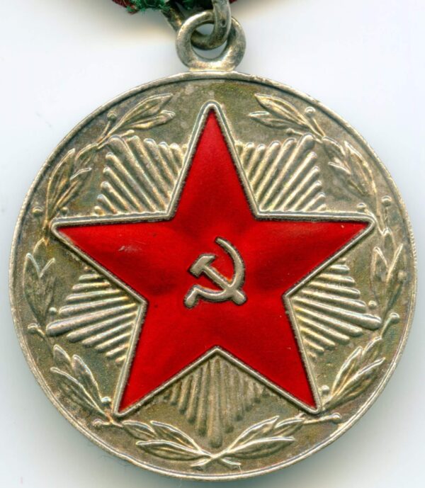 Soviet Medal for Impeccable Service 1st class MOOP Azerbaijan - Image 3