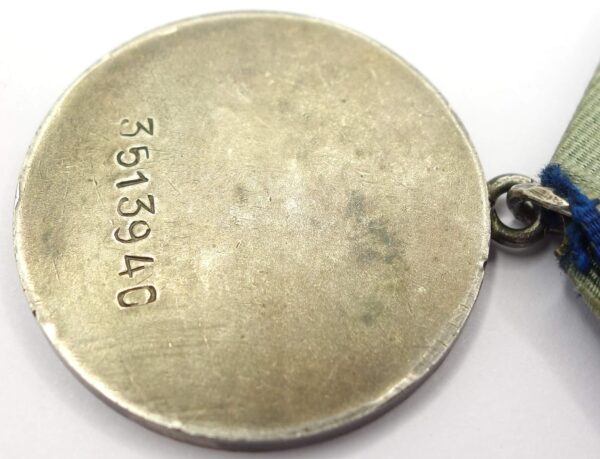 Soviet Medal for Bravery #3513940 with its medal booklet - Image 12