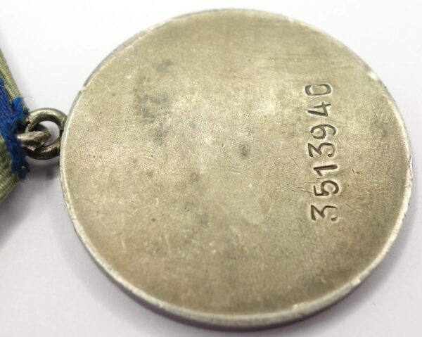 Soviet Medal for Bravery #3513940 with its medal booklet - Image 13