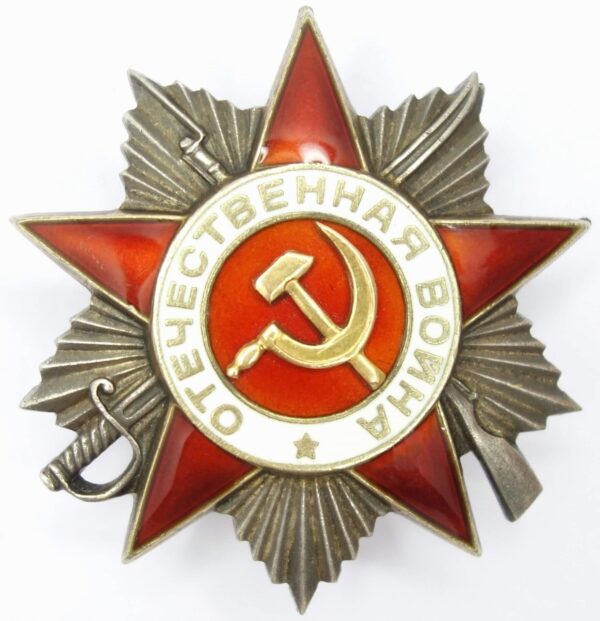 Order of the Patriotic War 2nd class to a female