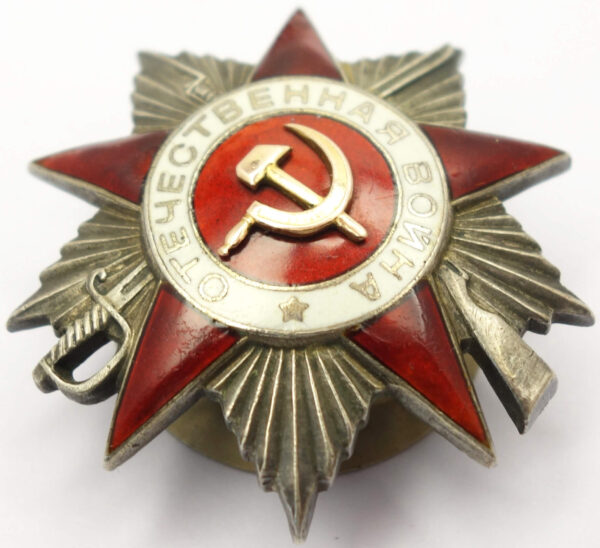 Documented group of Soviet Awards. Order of the Red Banner #100949, Order of the Patriotic War 2nd class #292086, Order of the Red Star #409582 - Image 18
