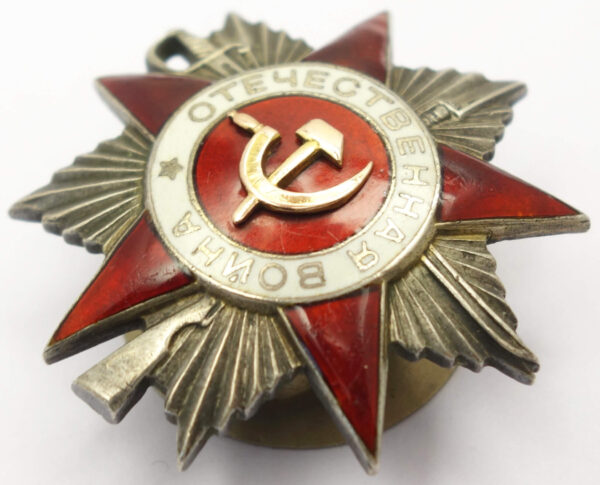 Documented group of Soviet Awards. Order of the Red Banner #100949, Order of the Patriotic War 2nd class #292086, Order of the Red Star #409582 - Image 19