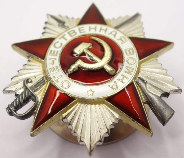 Soviet Order of the Patriotic War 2nd class #4364958 with booklet - Image 6