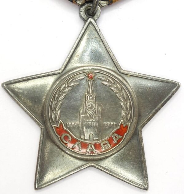 Documented Group of an Order of Glory 3rd class #550230 + Medal for Bravery #915838 - Image 4