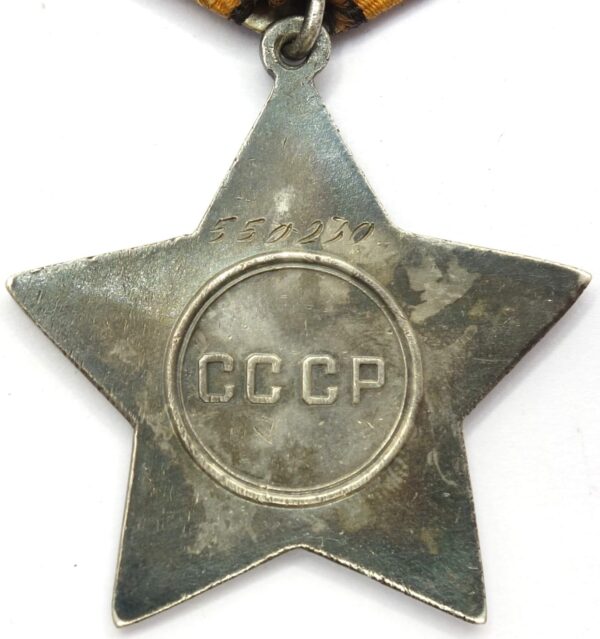 Documented Group of an Order of Glory 3rd class #550230 + Medal for Bravery #915838 - Image 5