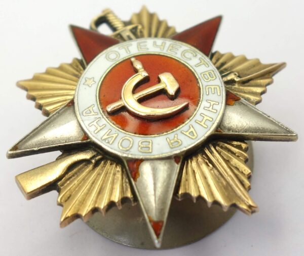 Documented group of an Order of the Patriotic War 1st class #162479 and Red Star #1120210 - Image 7