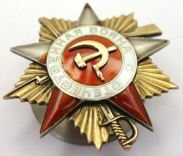 Documented group of an Order of the Patriotic War 1st class #162479 and Red Star #1120210 - Image 8