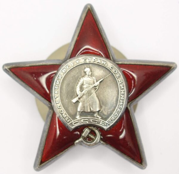 Complete Documented Group of two Orders of the Patriotic War 2nd class #538620, Order of the Red Star #893468, Medal for Combat Merit #908093 and Medal for Moscow - Image 12