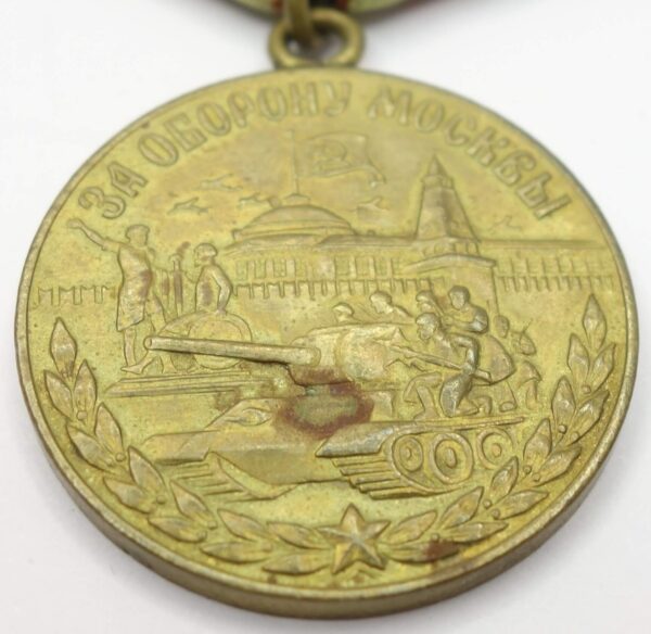 Soviet Medal for the Defense of Moscow variation 1 with rare booklet - Image 9