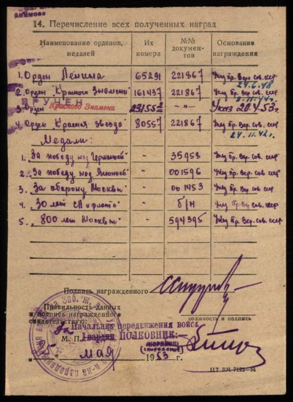 Soviet Order of the Red Star #80557 - Image 14