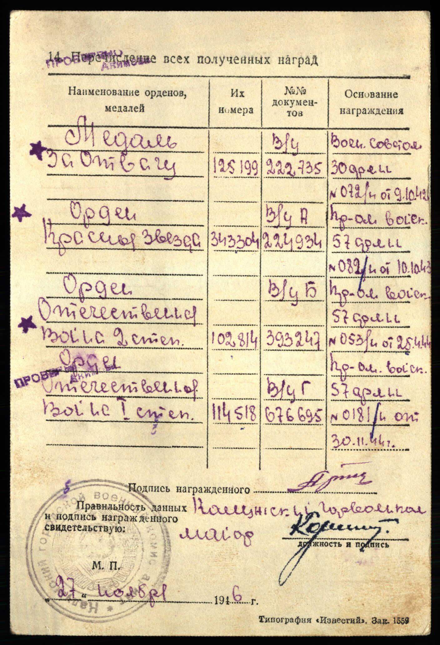 Soviet Medal for Bravery #125199 - Image 14