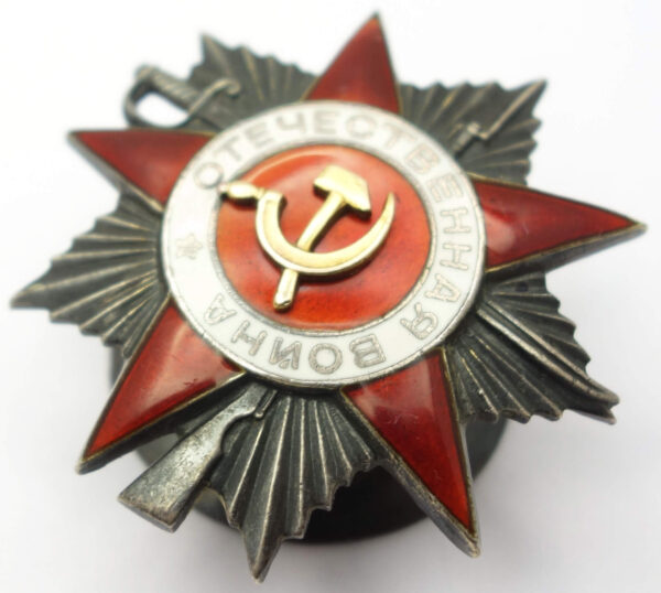 Soviet Order of the Patriotic War 2nd class #48170 - Image 6