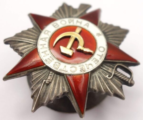 Soviet Order of the Patriotic War 2nd class #173079  'Trench Reverse' - Image 7