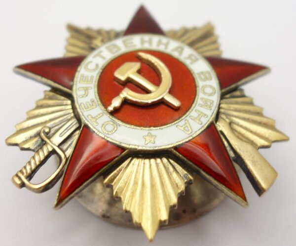 Soviet Order of the Patriotic War 1st class #47627 - Image 5