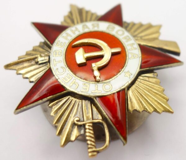 Soviet Order of the Patriotic War 1st class #47627 - Image 7