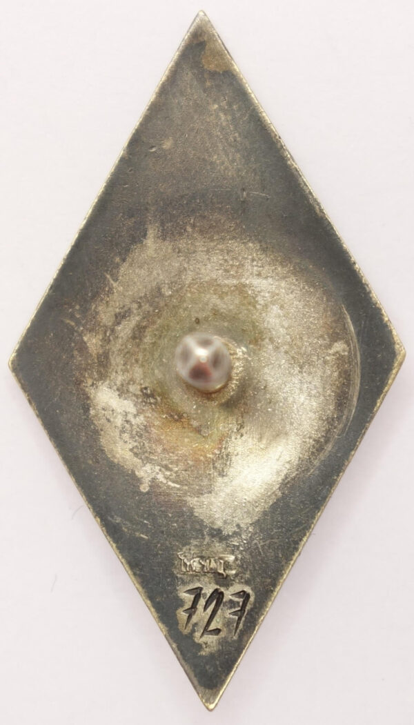 Odessa Institute of Marine Engineers (OIIMF) Graduation Badge #727 in silver